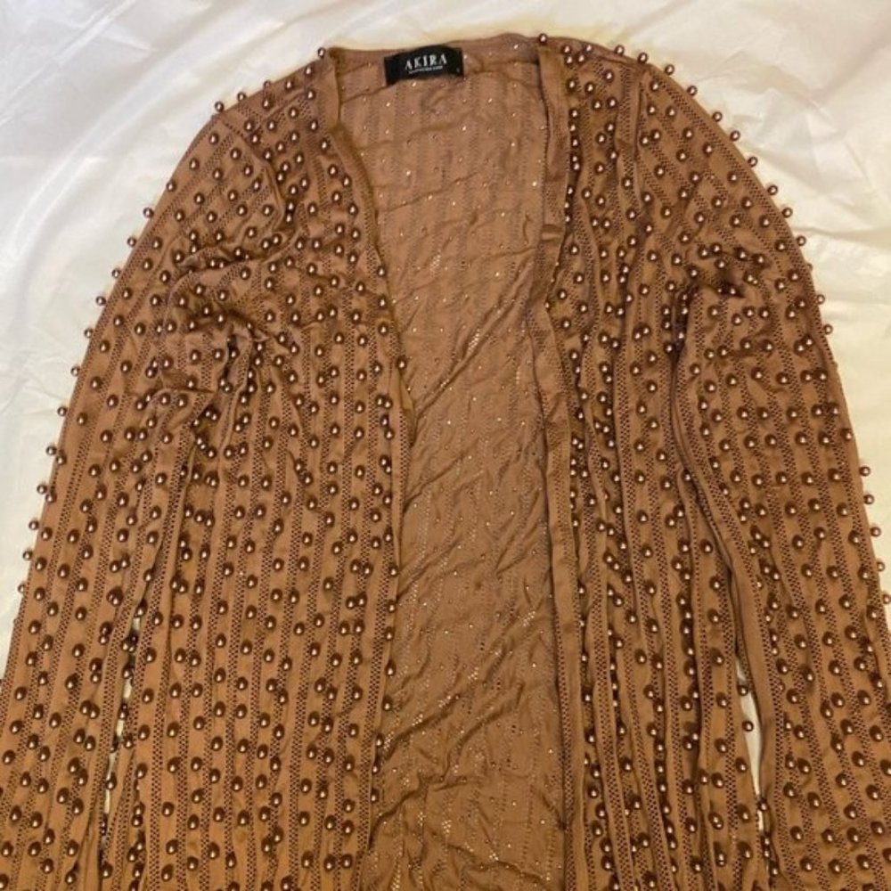 Akira Brown Cardigan
